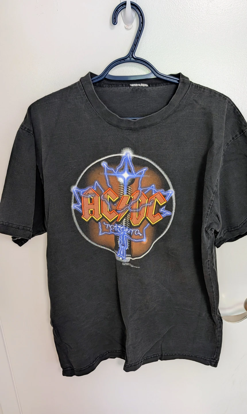 AC/DC Toronto 2003 T-Shirt  - Men's Size Medium