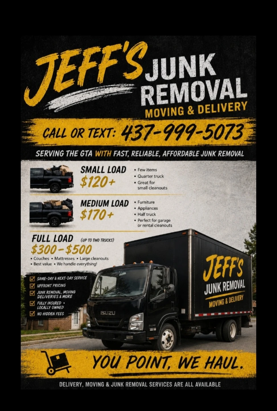 Jeff's Junk Removal Moving & Delivery Service