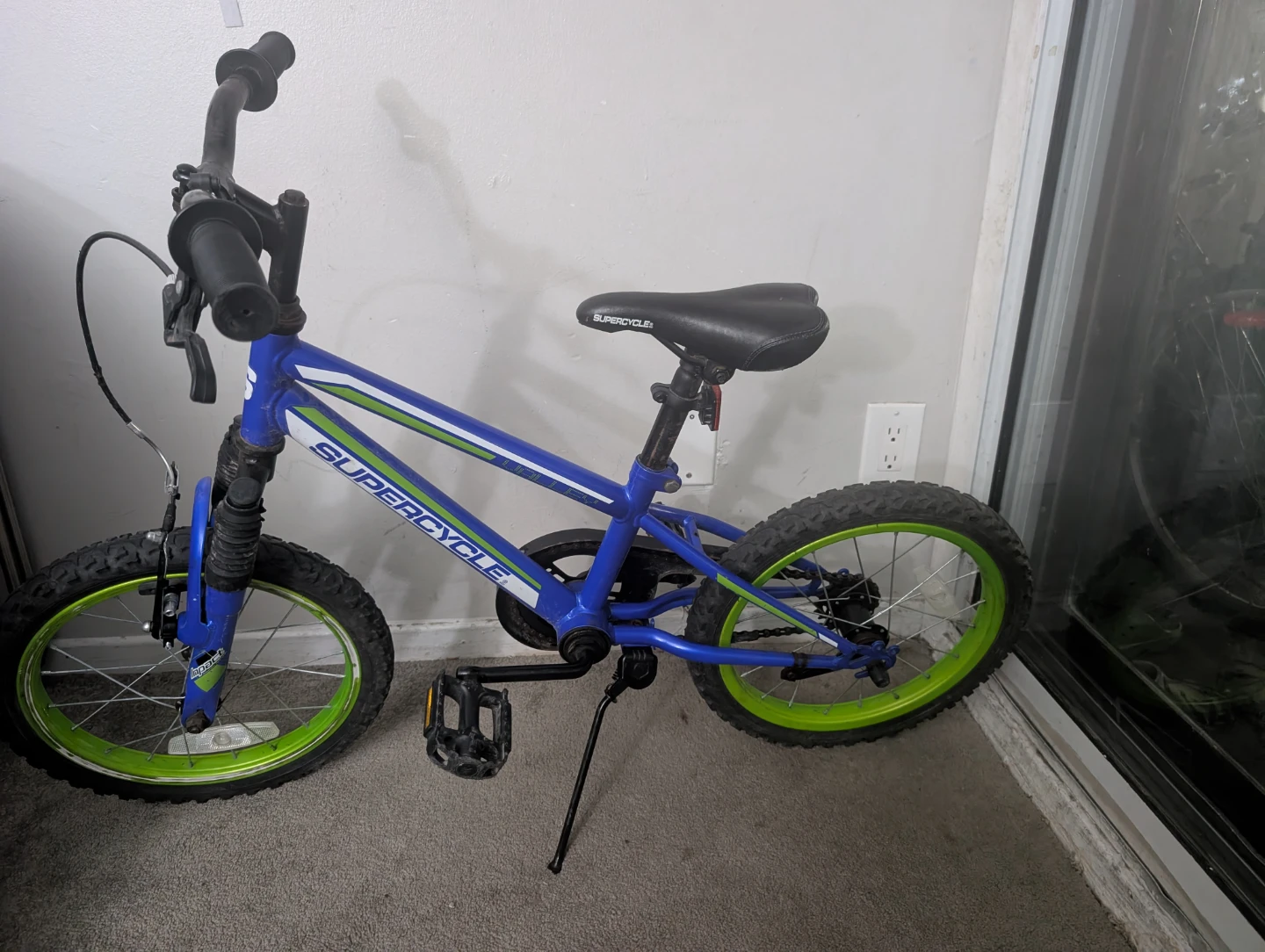 Supercycle Kids Bike - Blue & Green