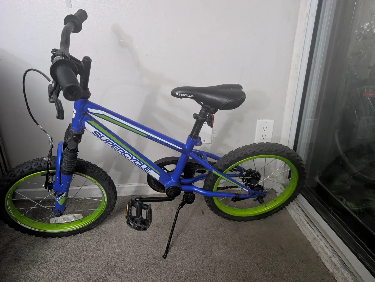 Supercycle Kids Bike - Blue & Green