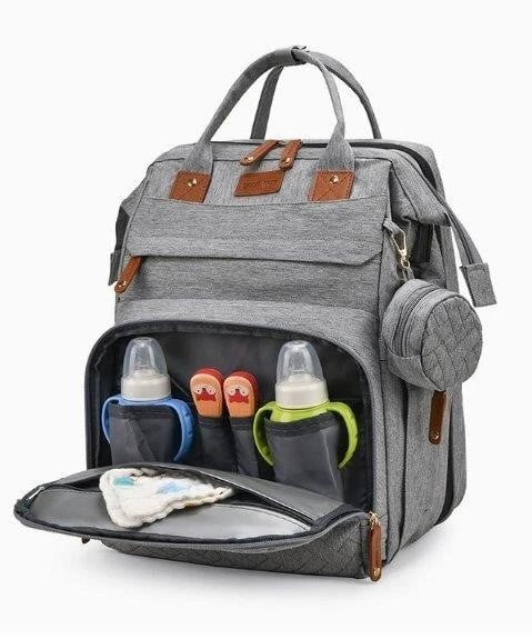 Good Mum Diaper Bag Backpack with Foldable Crib