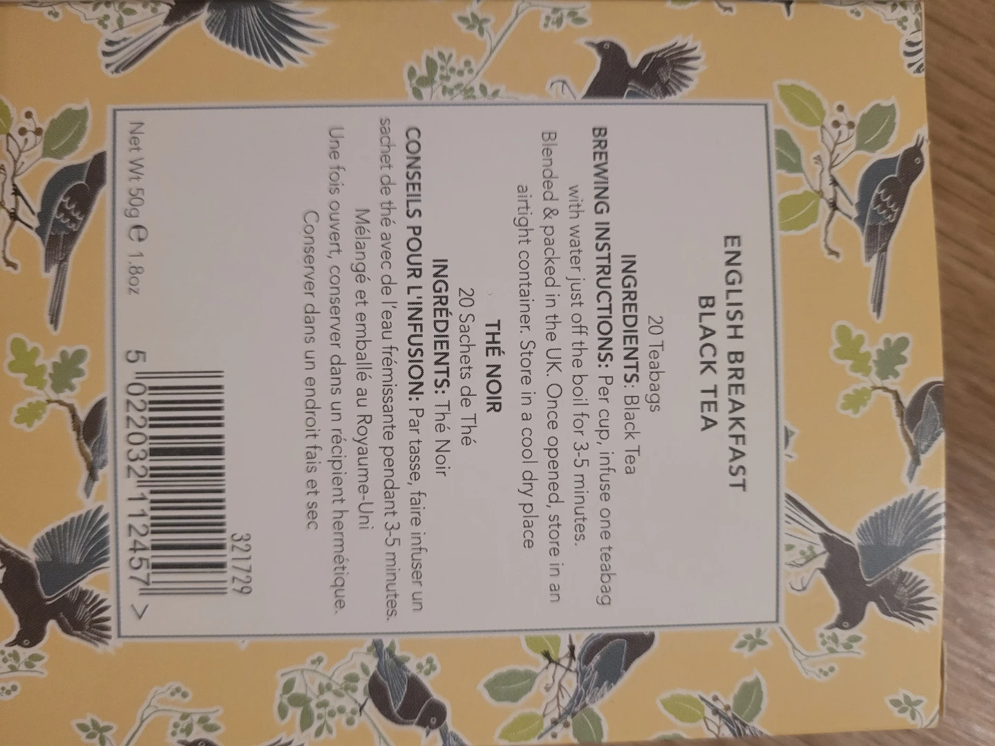 English Breakfast Black Tea - 20 Teabags - photo 2