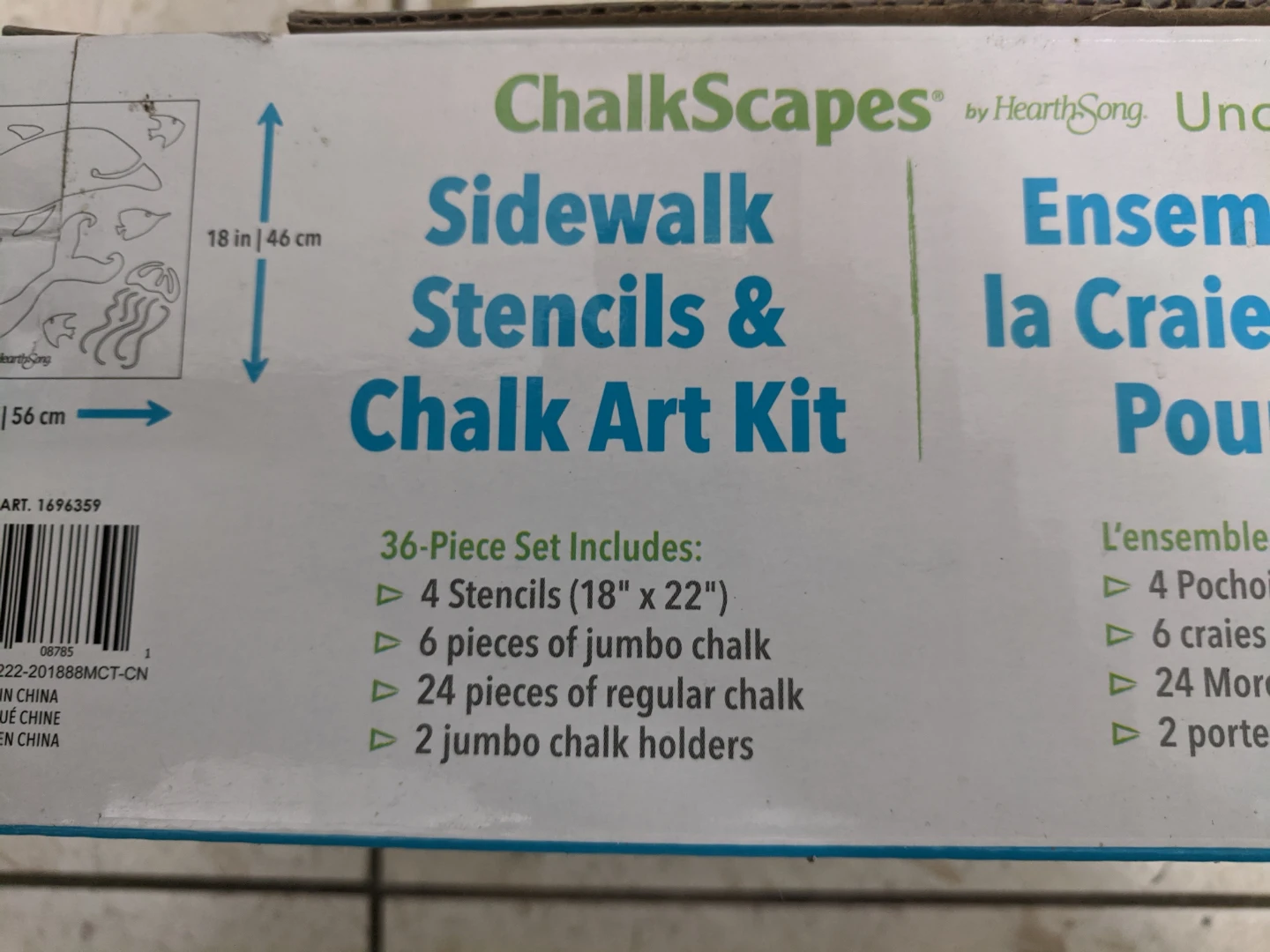 ChalkScapes Sidewalk Stencils & Chalk Art Kit - photo 4