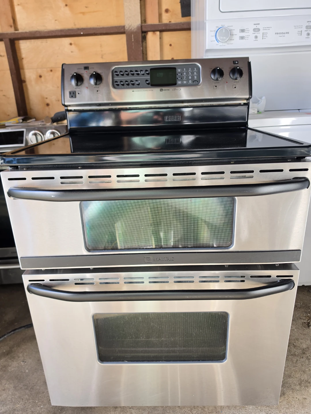 Maytag Stainless Steel Double Oven Stove - Delivery Available 🚚