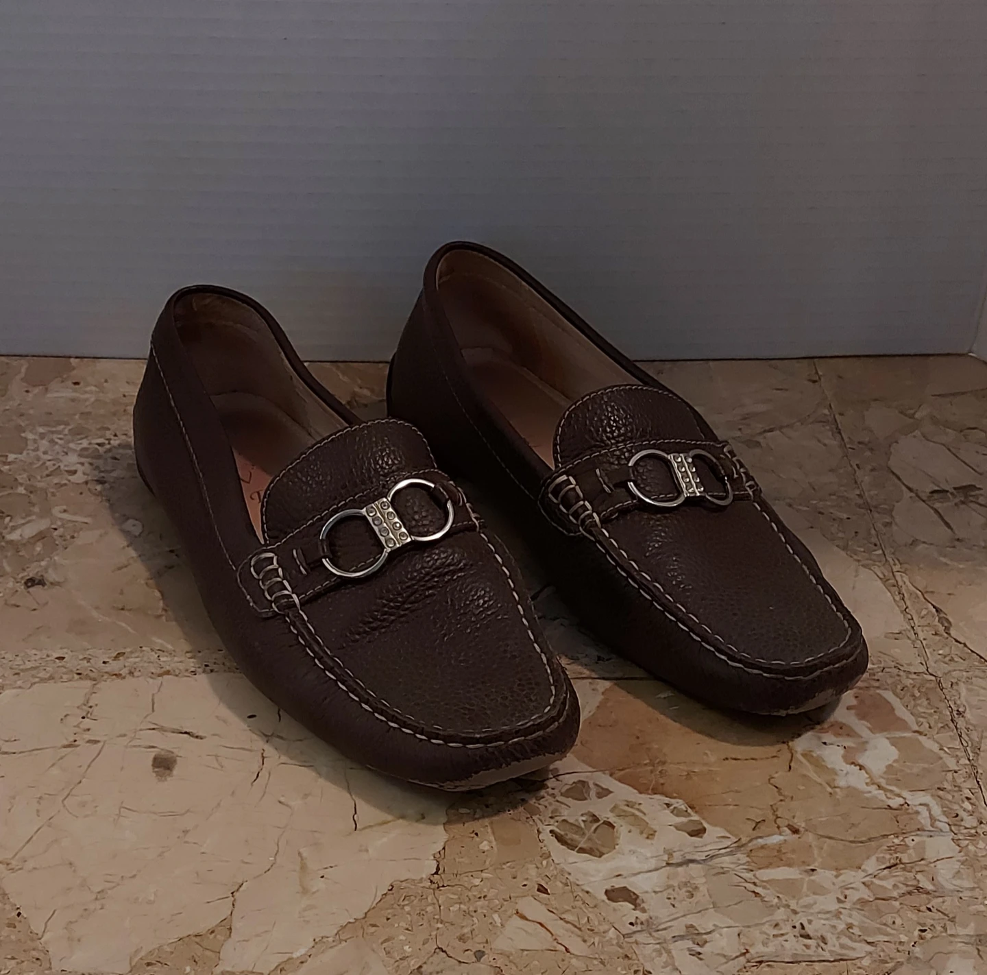 Brown Leather Loafers size 37