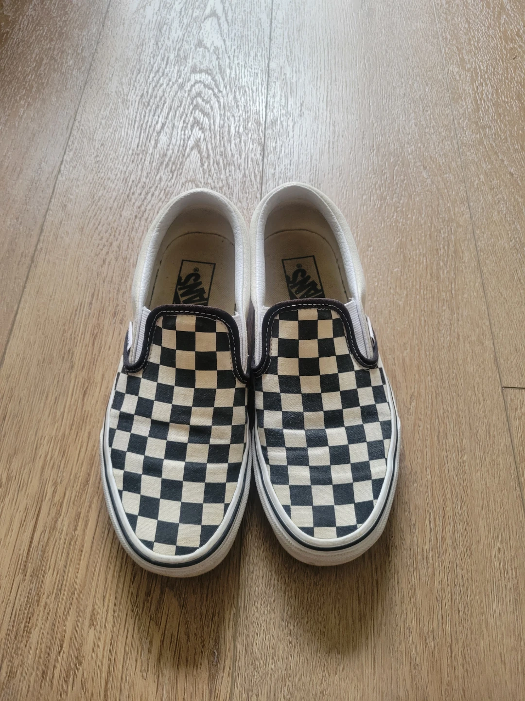 Checkered vans M 5.5/W 7.0