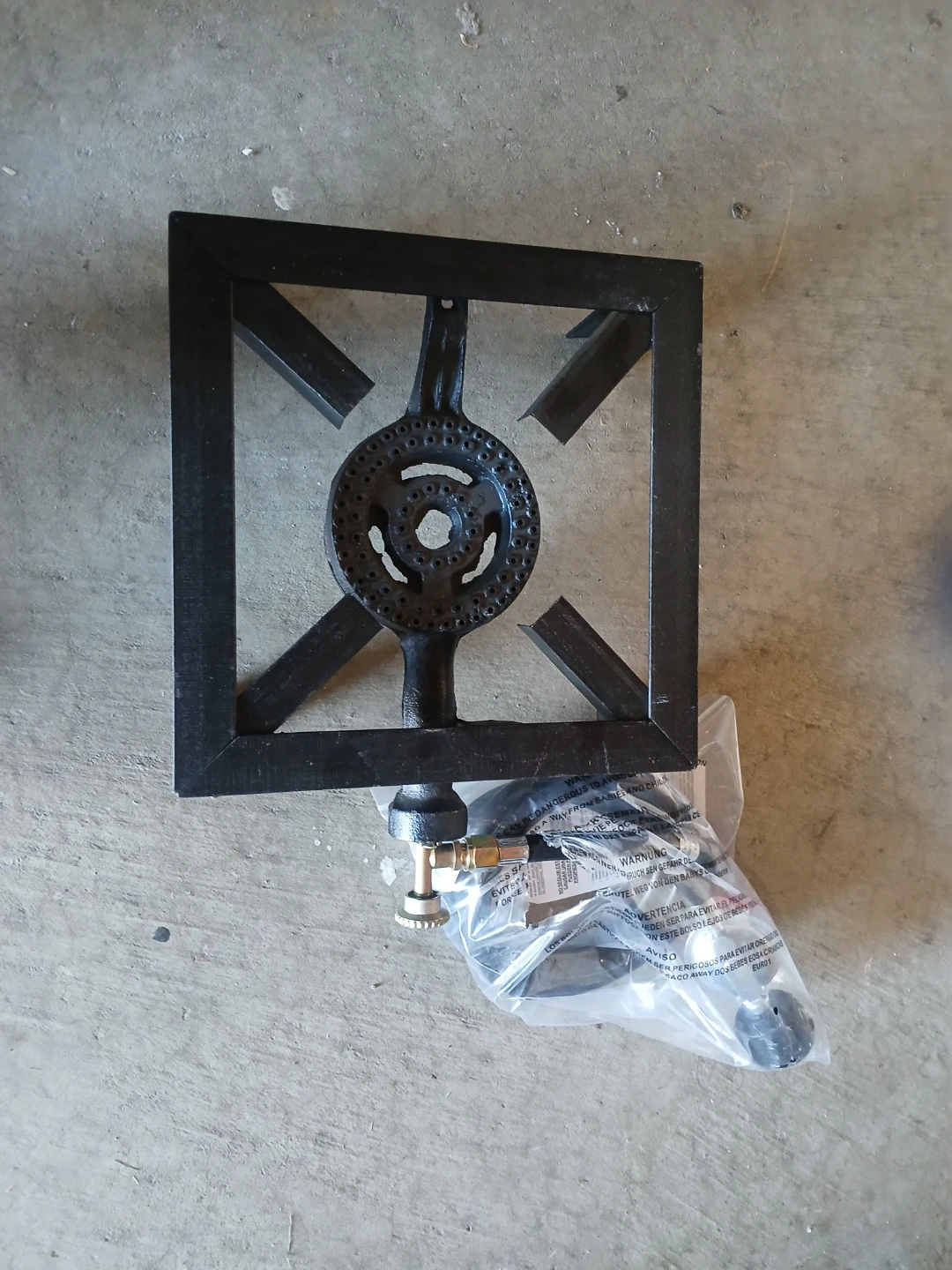 Black Camp Stove Burner
