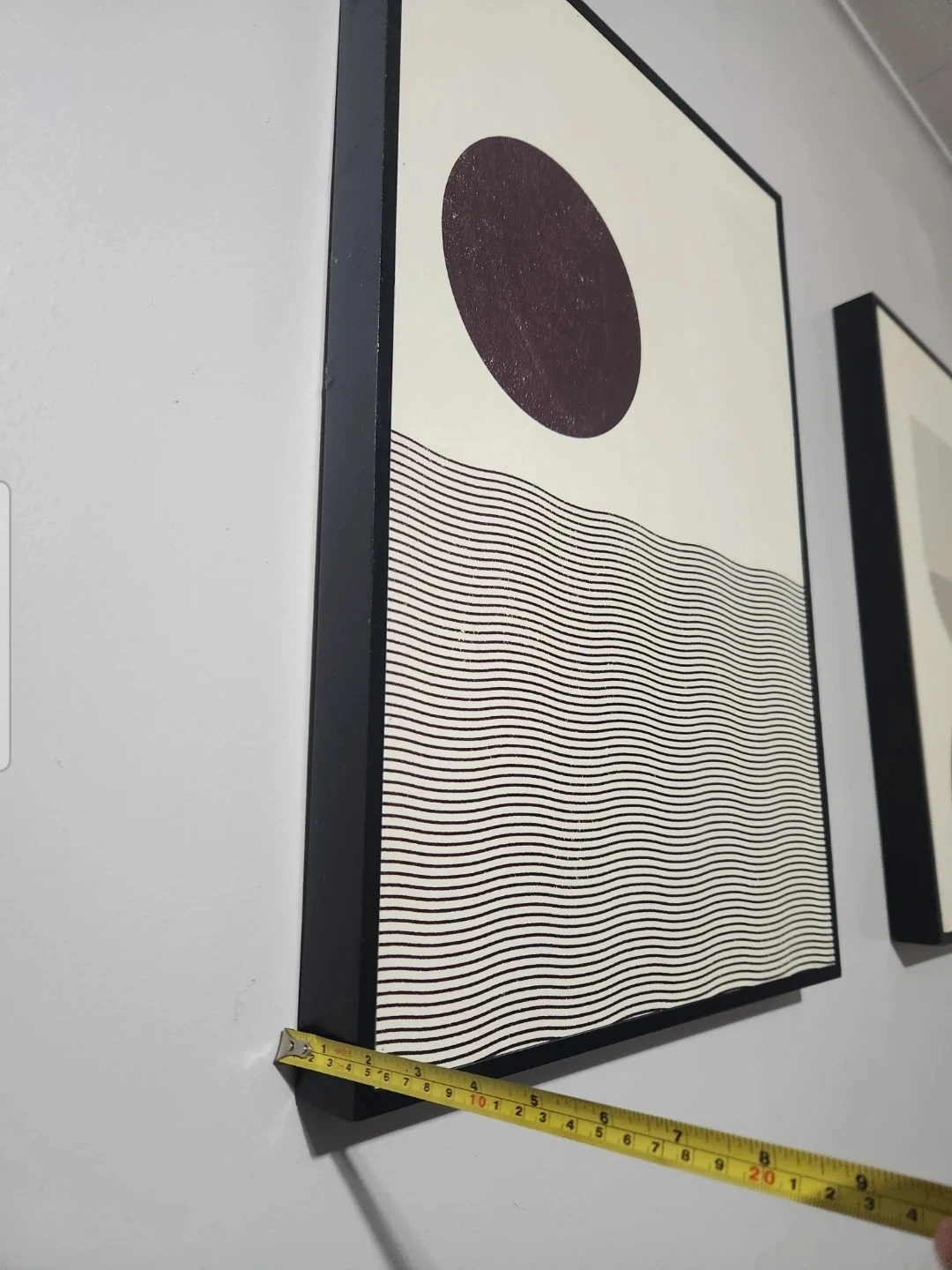 Set of 3 Framed Abstract Wall Art Prints ⚽ - photo 5