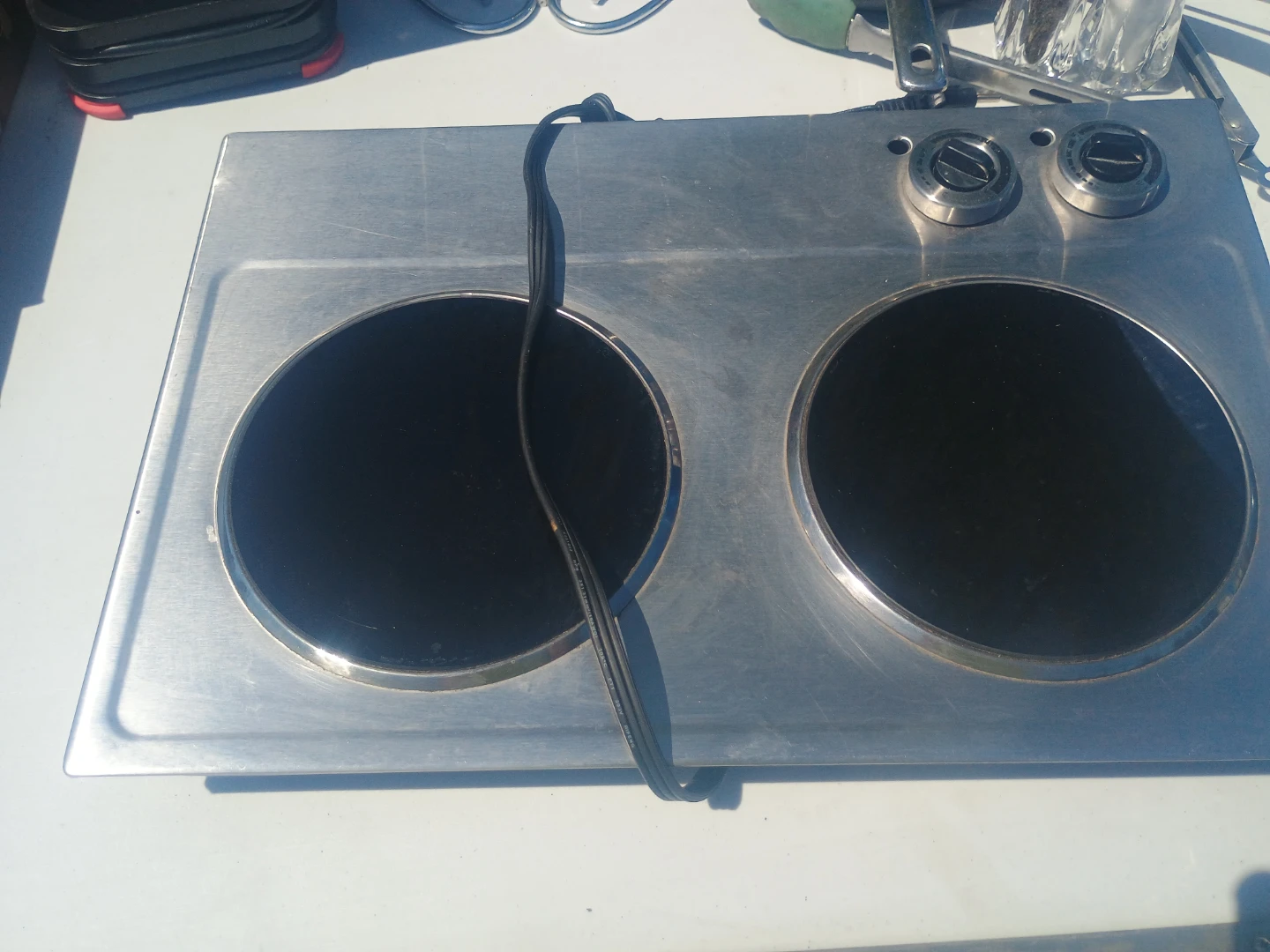 Double Burner Portable Electric Stovetop