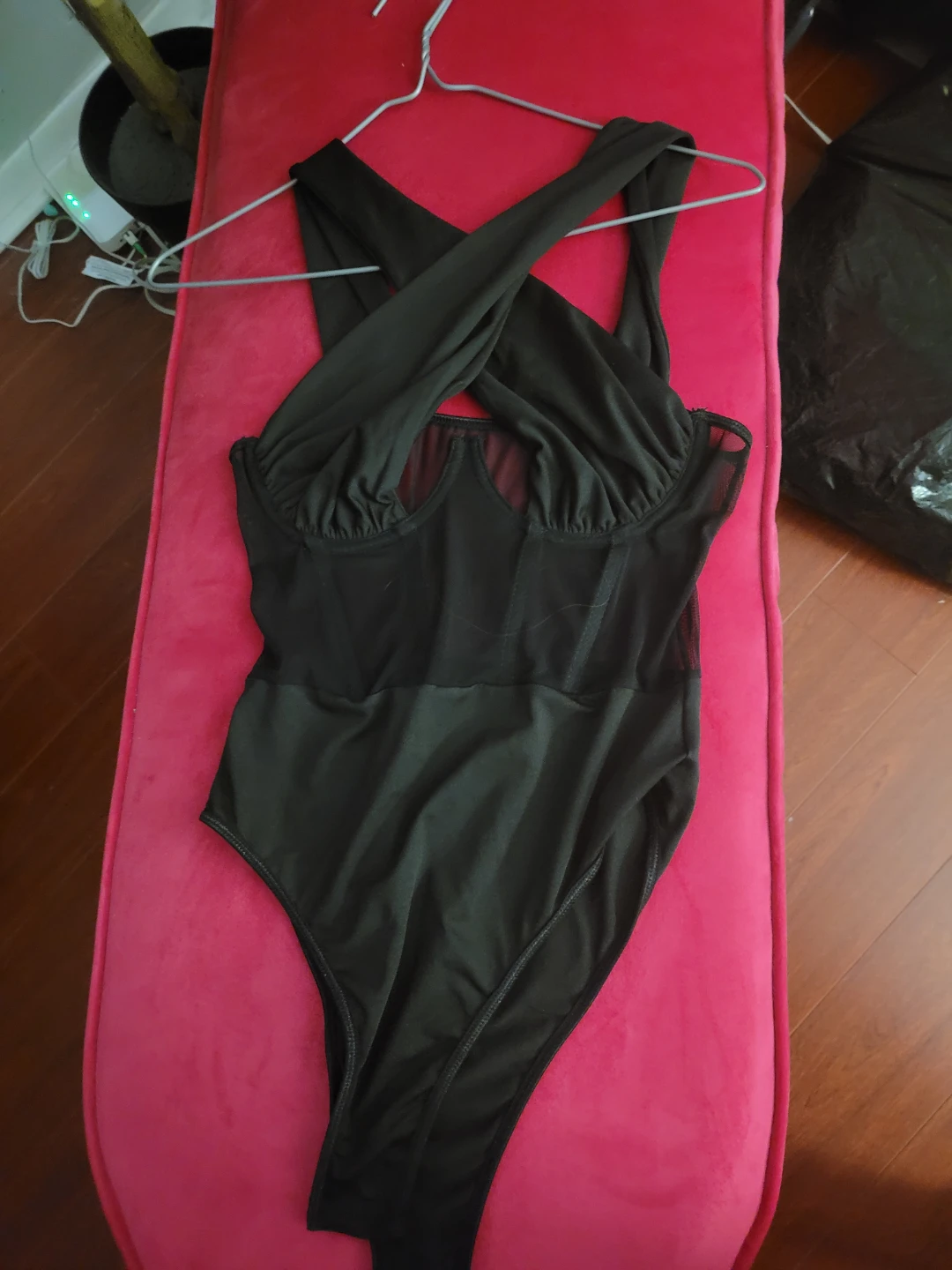 Black Halterneck Bodysuit