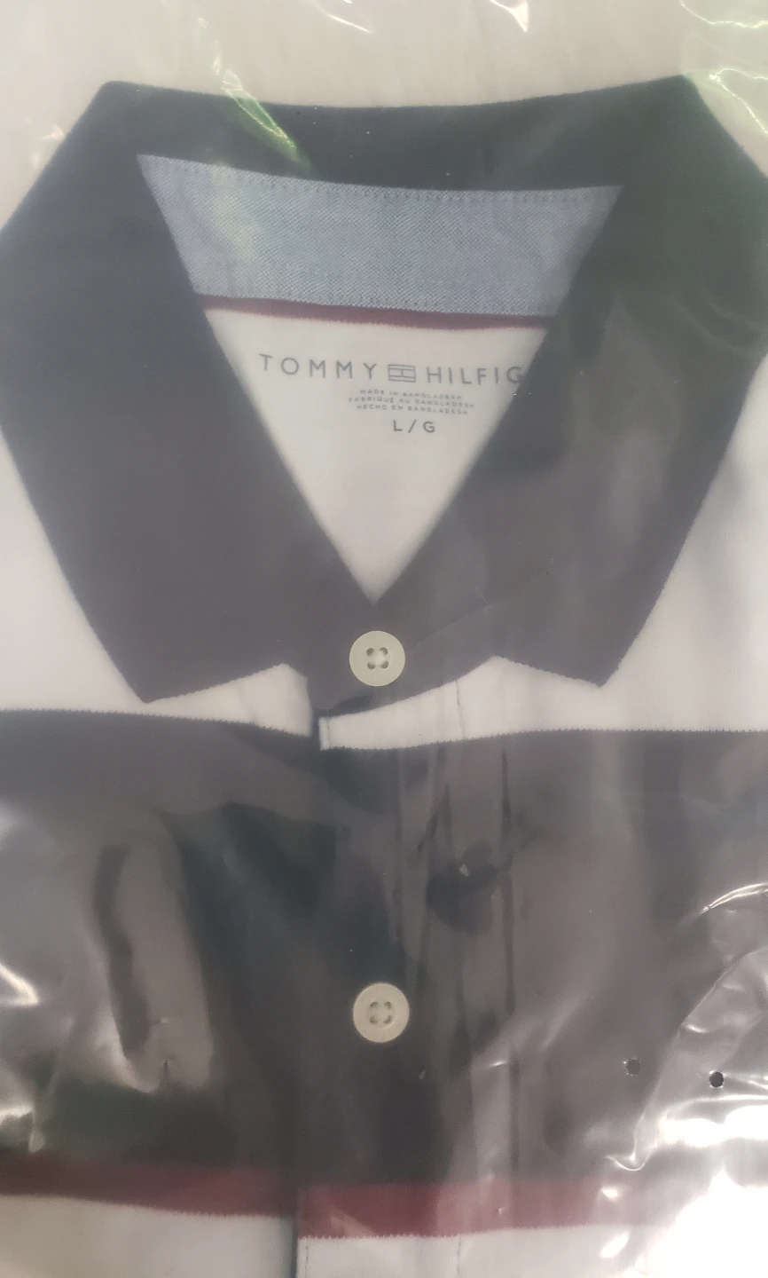 Brand new Tommy Hilfiger Striped Polo Shirt - photo 2