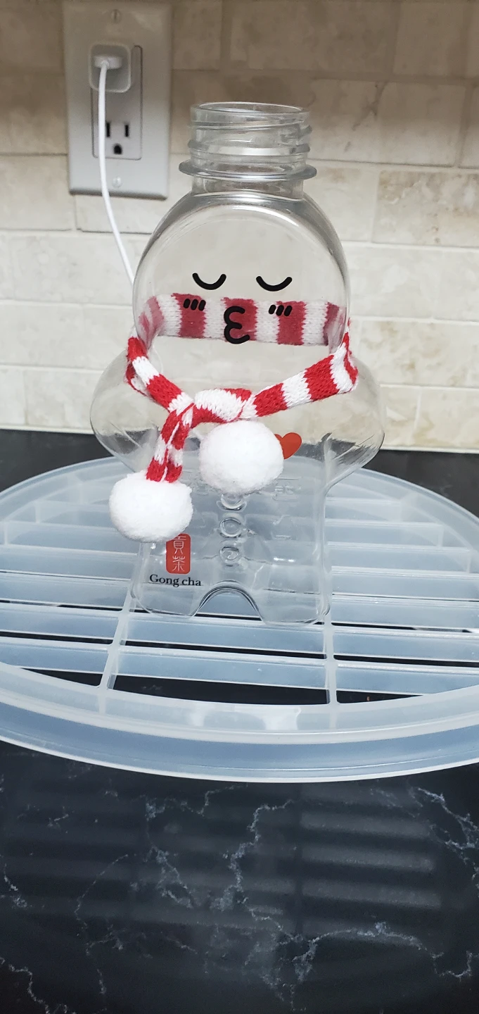 Gong Cha Snowman Bottle ⚽️⚽️⚽️