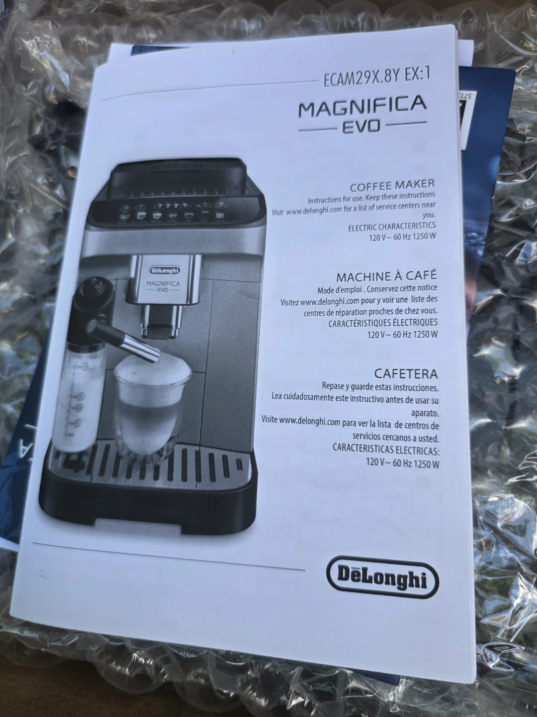 DeLonghi Magnifica EVO ECAM29X.BY Coffee Maker