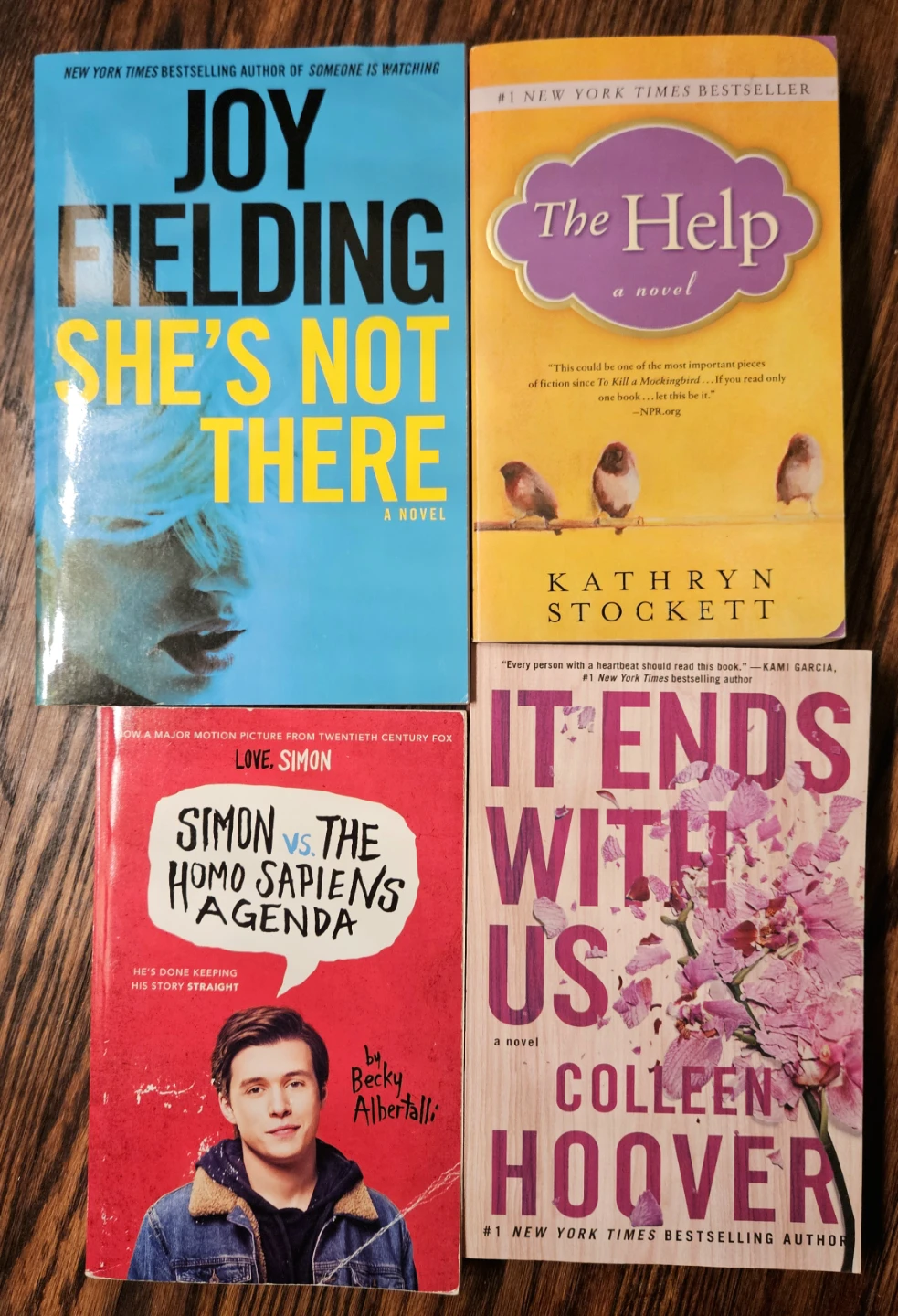 Paperback novels ($5 each)