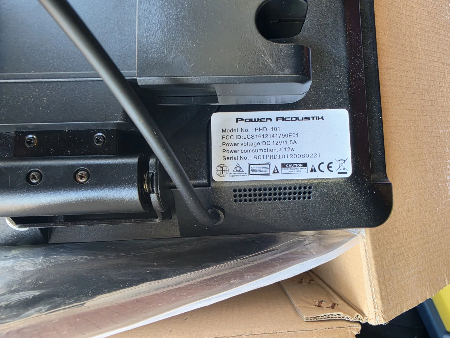 Power Acoustik PHD-101 Portable Entertainment System - photo 3