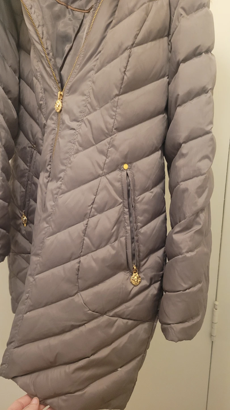 Anne Klein Puffer Coat with Fur Trim Hood - photo 4