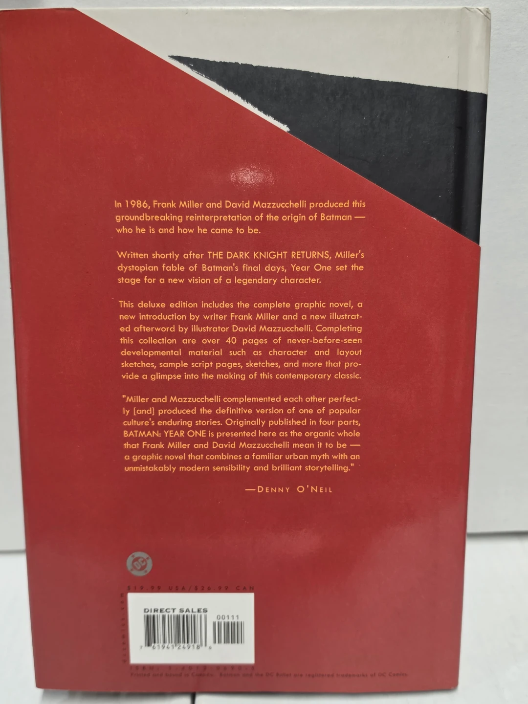 Batman Year One Graphic Novel by Frank Miller - photo 2