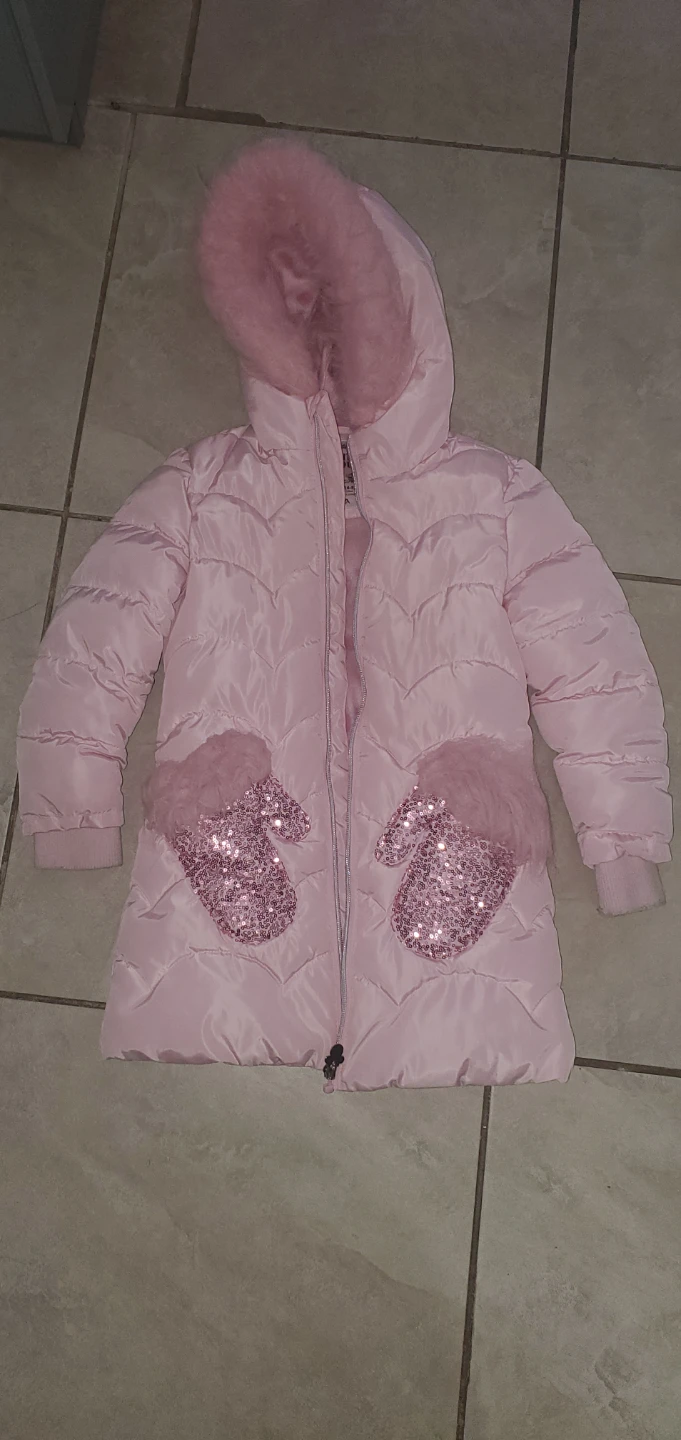Disney Minnie Mouse Puffer Coat Pink XS/TP (4-5)