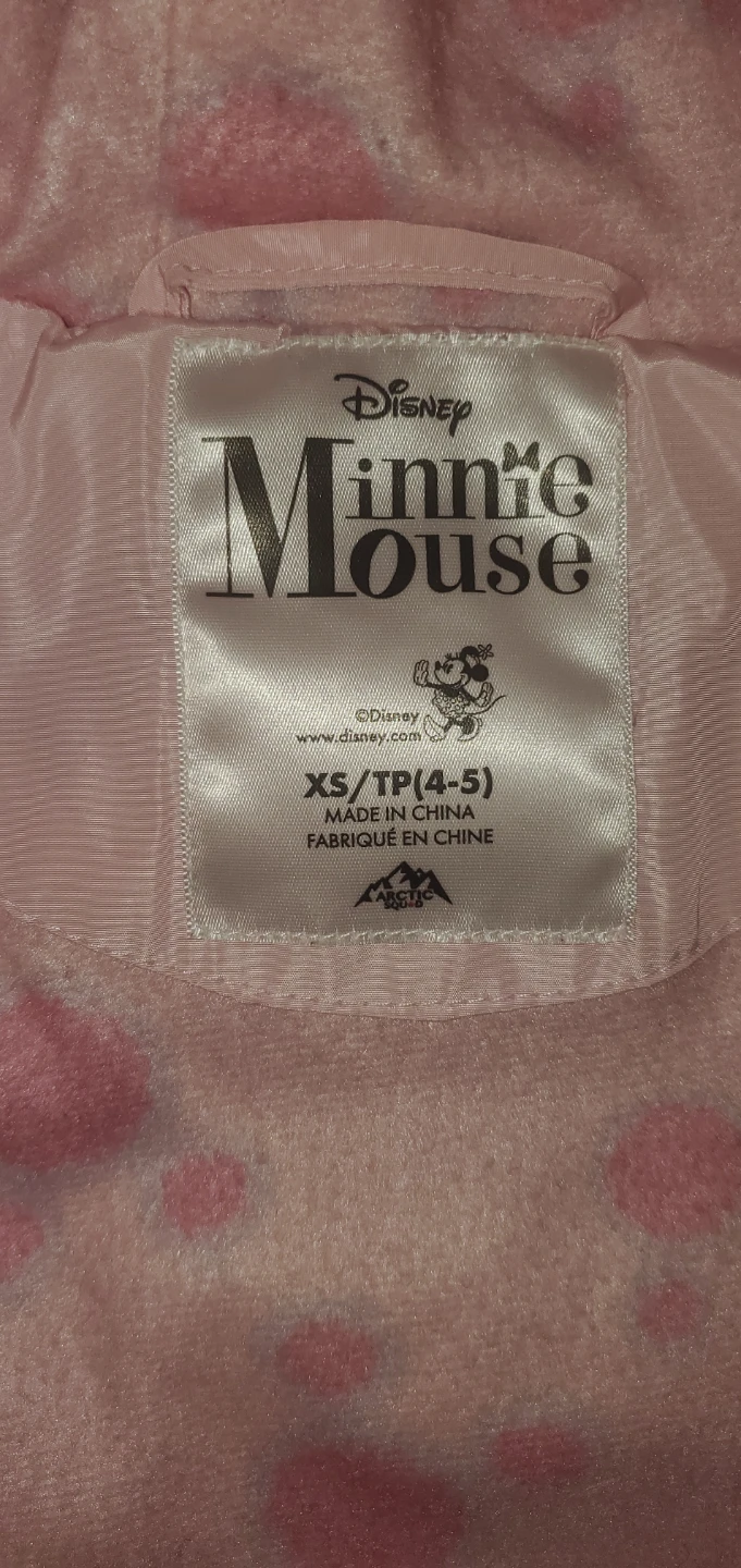 Disney Minnie Mouse Puffer Coat Pink XS/TP (4-5) - photo 2