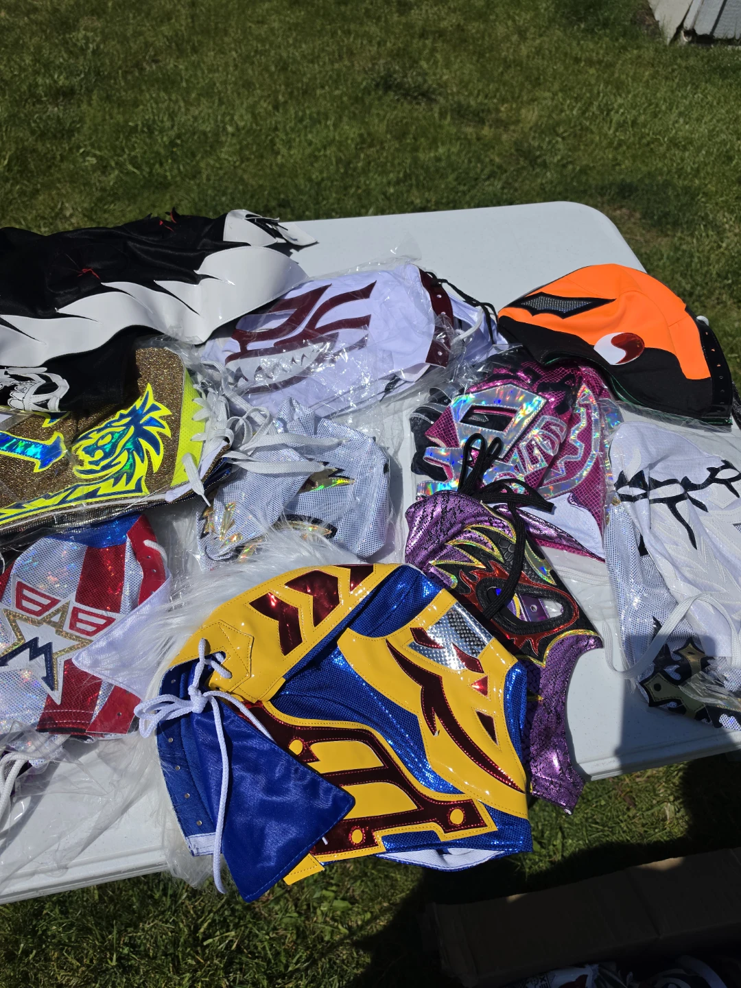 Lot of Lucha Libre Masks and Mexico Caps - photo 4