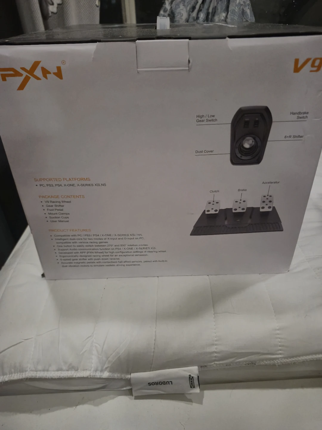 Brand New PXN V9 900° Racing Wheel - photo 2