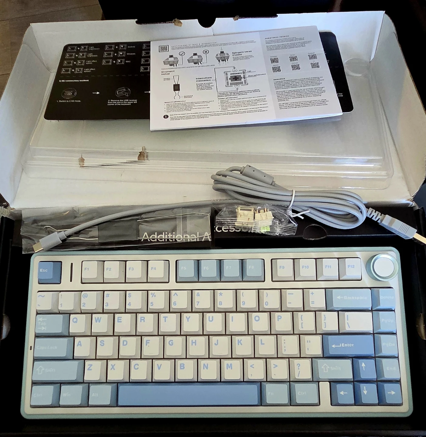 New EPOMAKER x Aula F75 Gasket Mechanical Keyboard