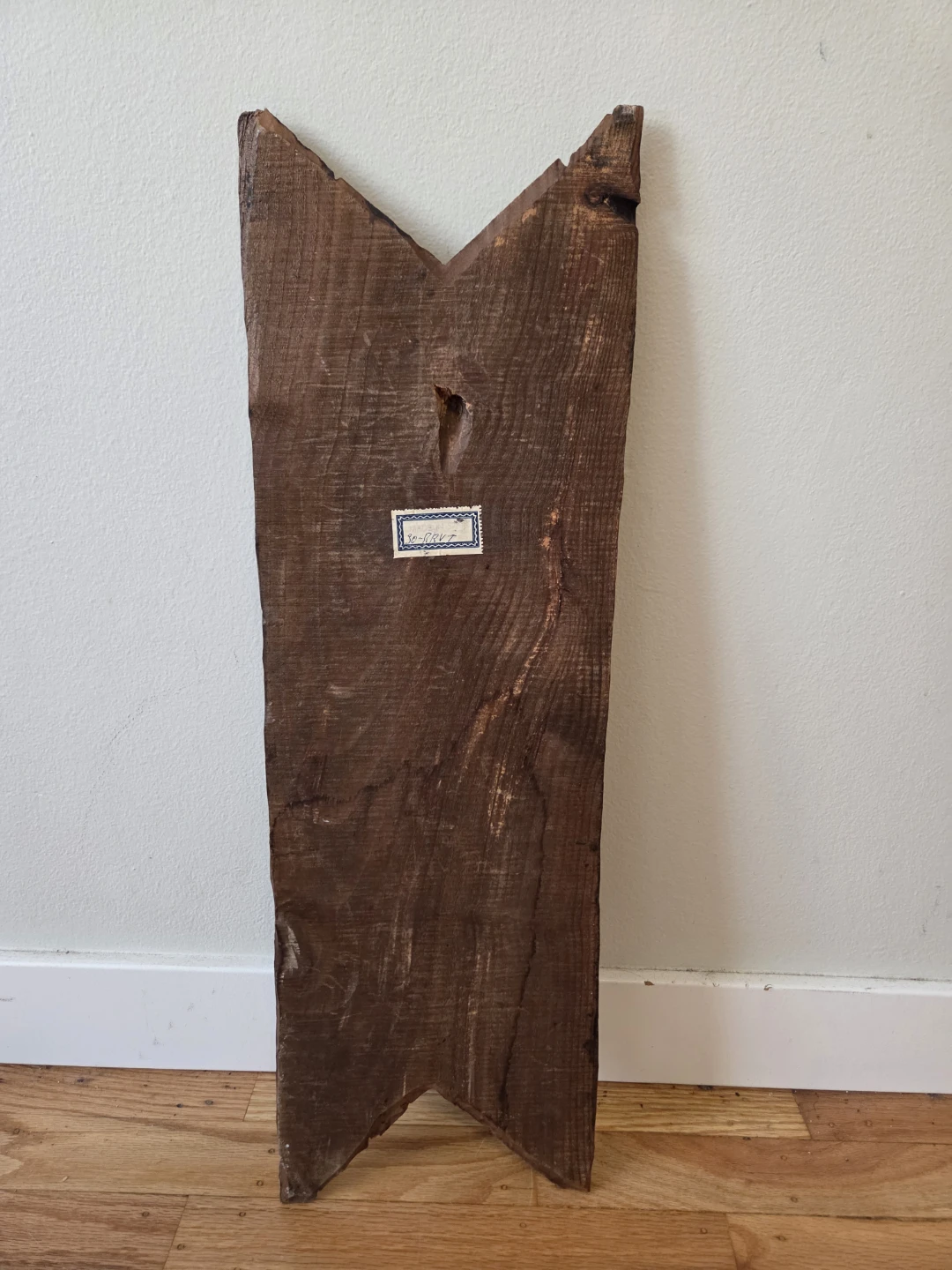 Vintage hand-carved wooden wall plaque from Spain - photo 3