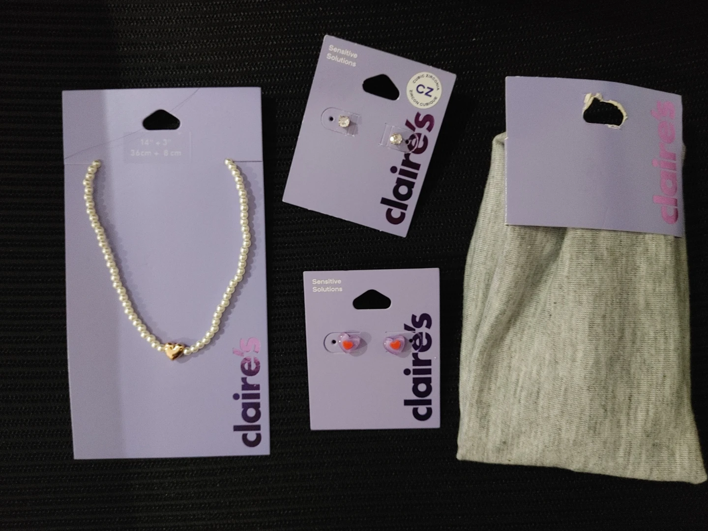 Claire's Jewelry Set - Necklace and Earrings