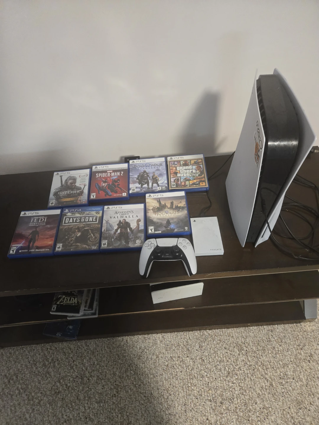PlayStation 5 Console with Games and Controller