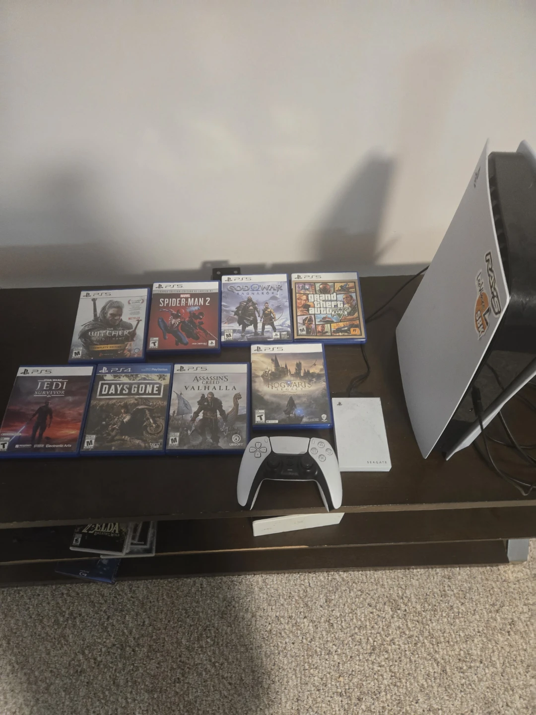 PlayStation 5 Console with Games and Controller - photo 2