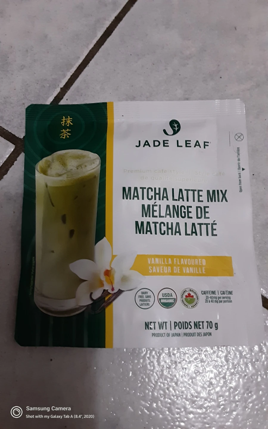 Jade Leaf Vanilla Matcha Latte Mix, JAPANISE TEA