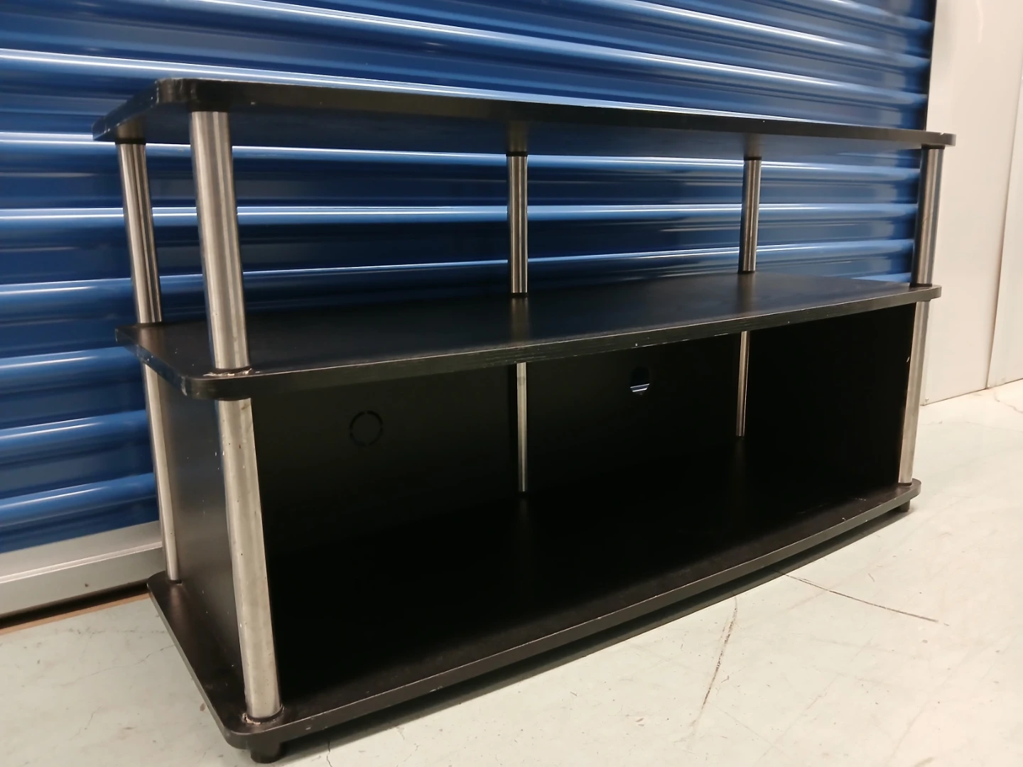 Black 3-Tier Entertainment Stand - photo 4