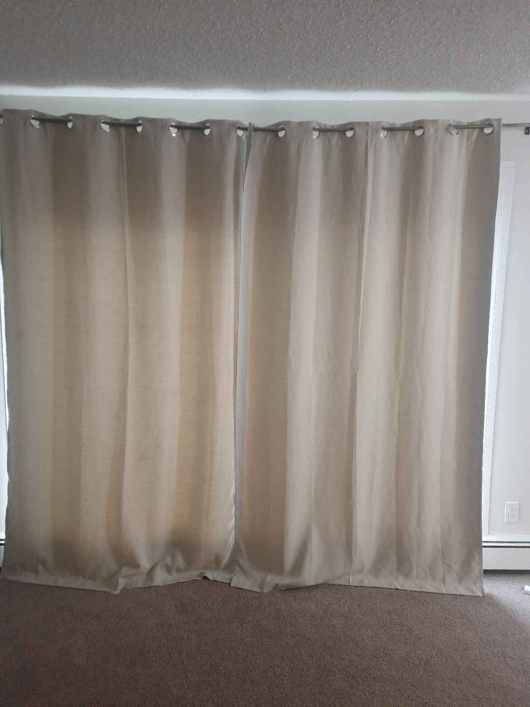Curtains + Curtain Rods- 4nos - photo 5