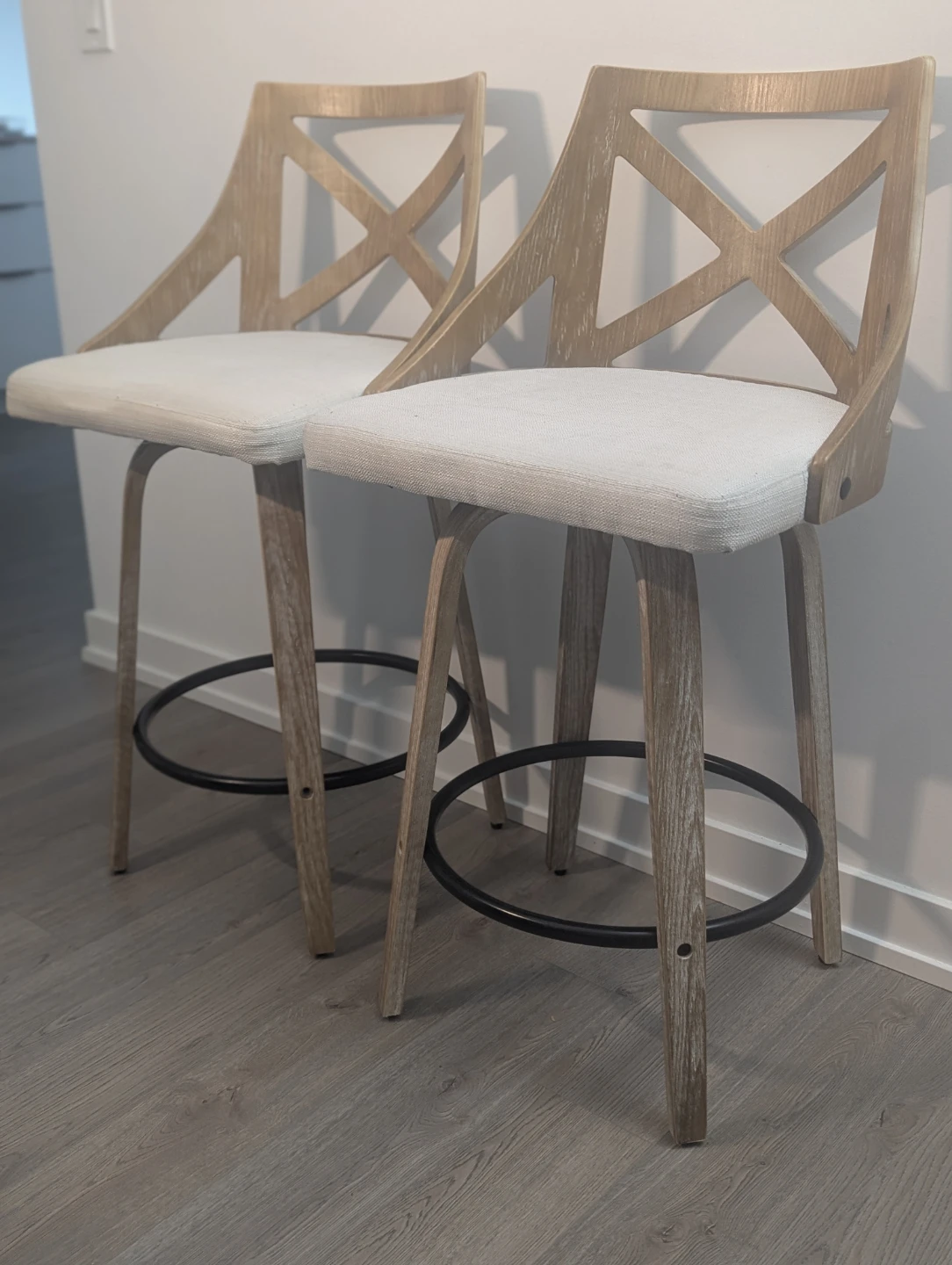 Lumisource Swivel Bar Stools (Set of 2) - photo 2