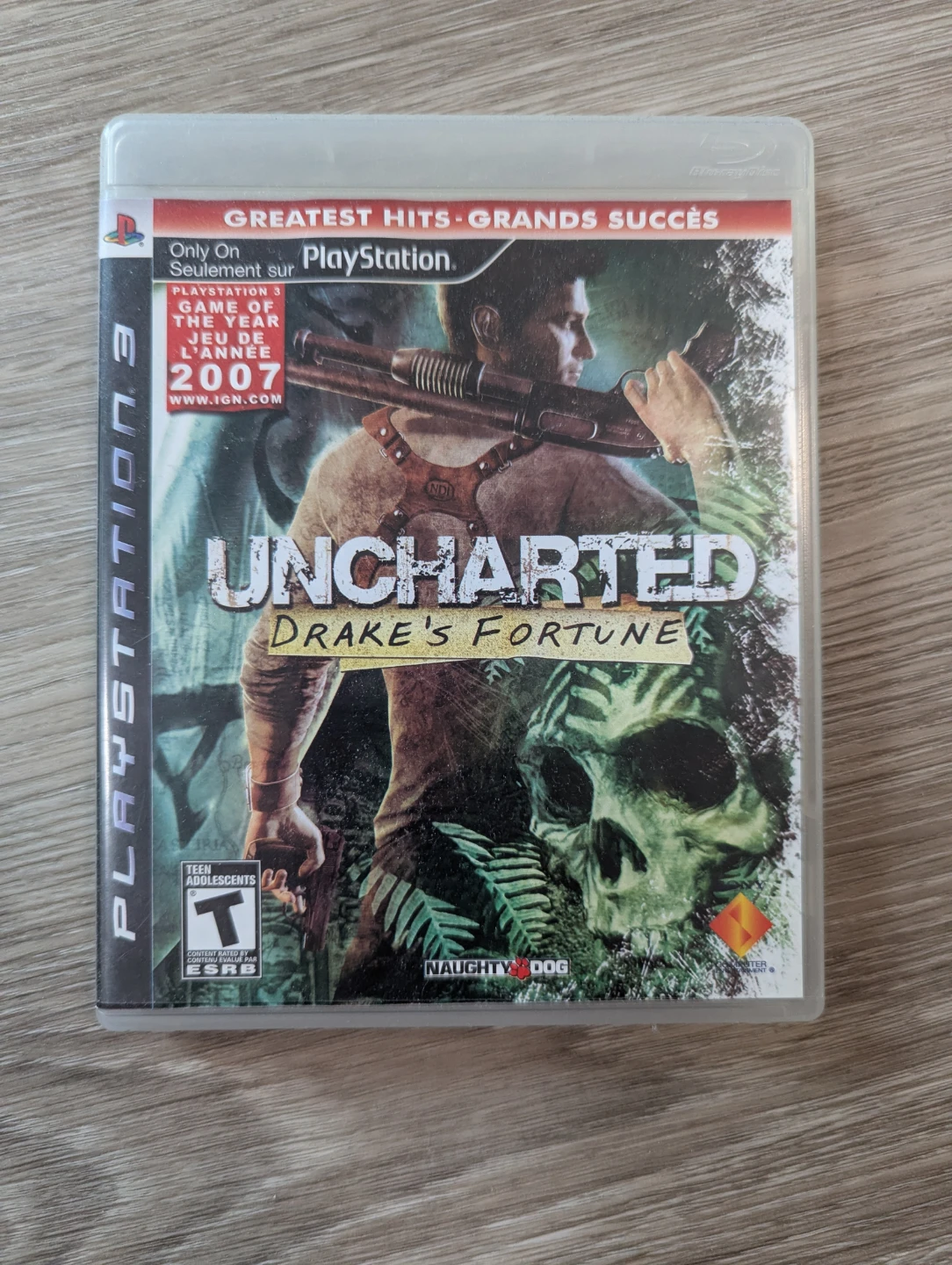 ⚽ PlayStation 3 Uncharted: Drake's Fortune "Greatest Hits" Game