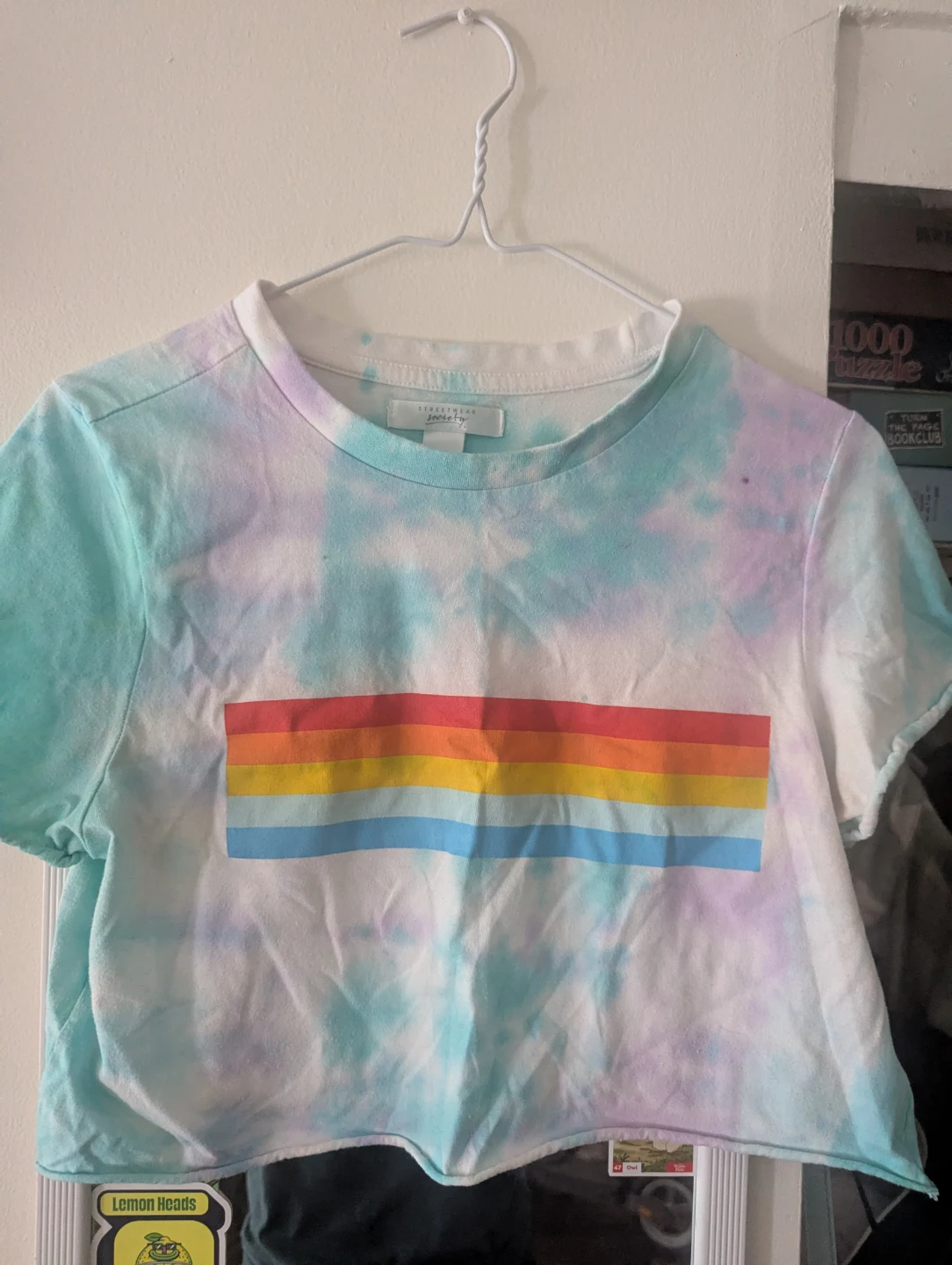 Streetwear Society Tie-Dye Crop Top
