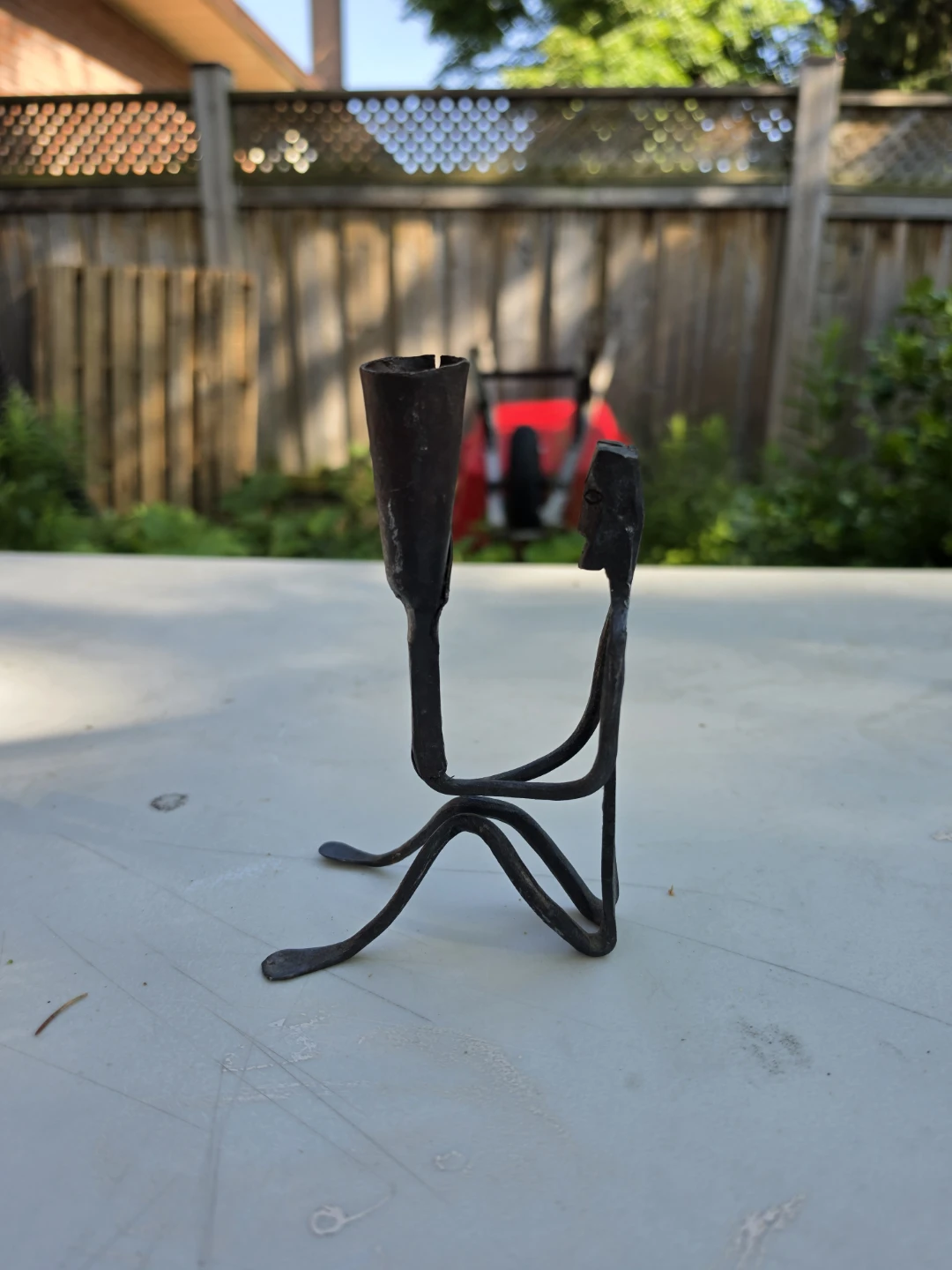 Metal Figure Candlestick Holder - photo 3