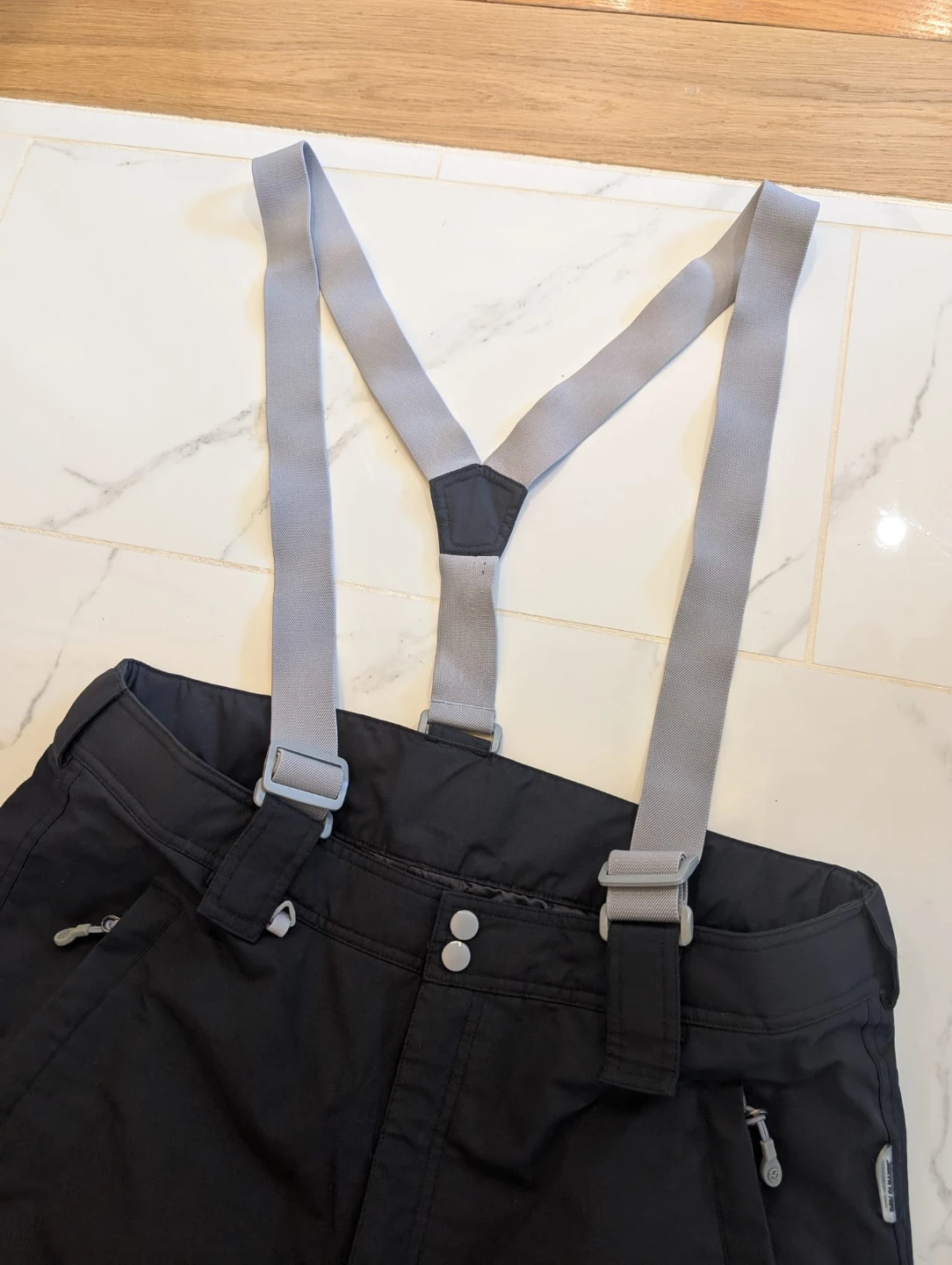 Mole Black Ski Snowboard Pants with Suspenders - Large - photo 3