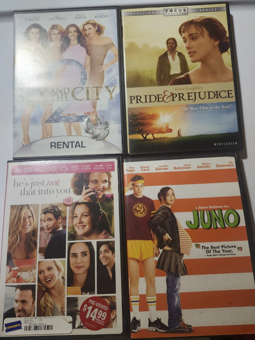 Sex and the City 2, Pride & Prejudice, He's Just Not