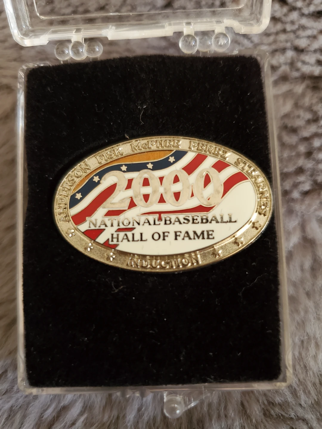2000 Baseball Hall of Fame Induction Press Pin ⚽