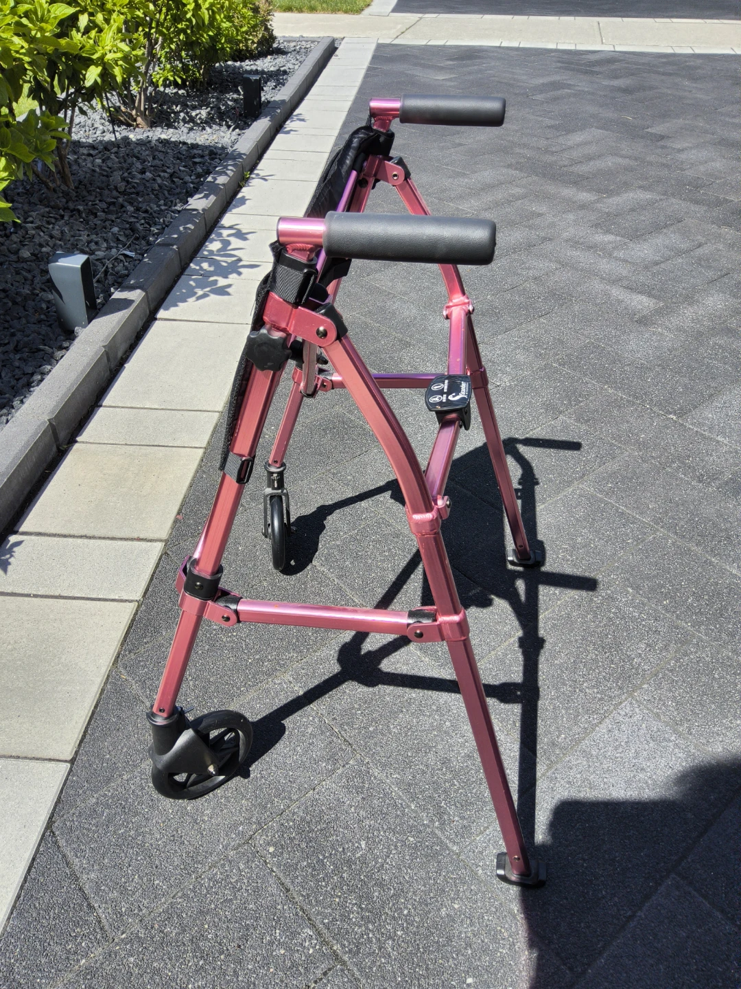 Stander EZ Fold-N-Go Lightweight Walker - Pink - photo 2
