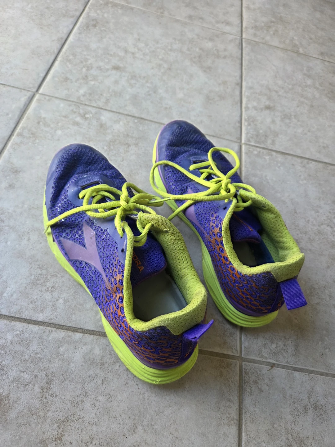 Size 10 ladies Diadora Purple Running Shoes
