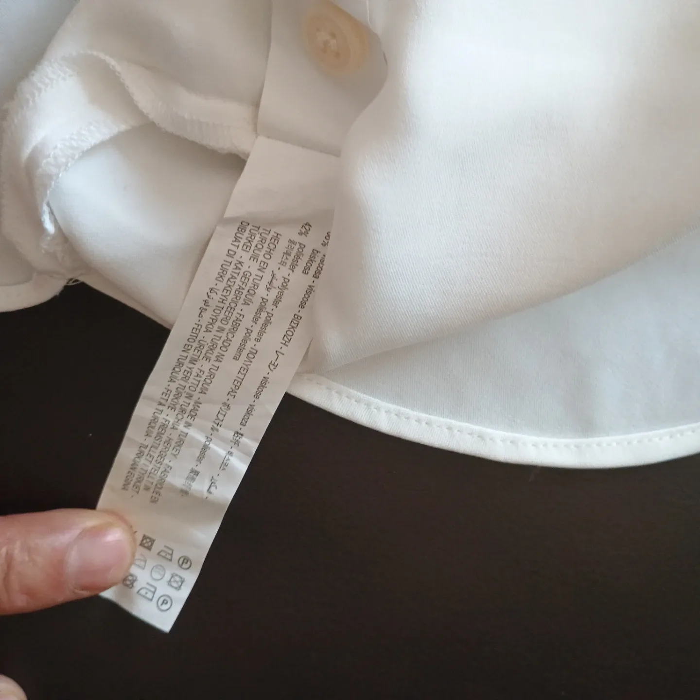 White Zara Button-Up Shirt - photo 3