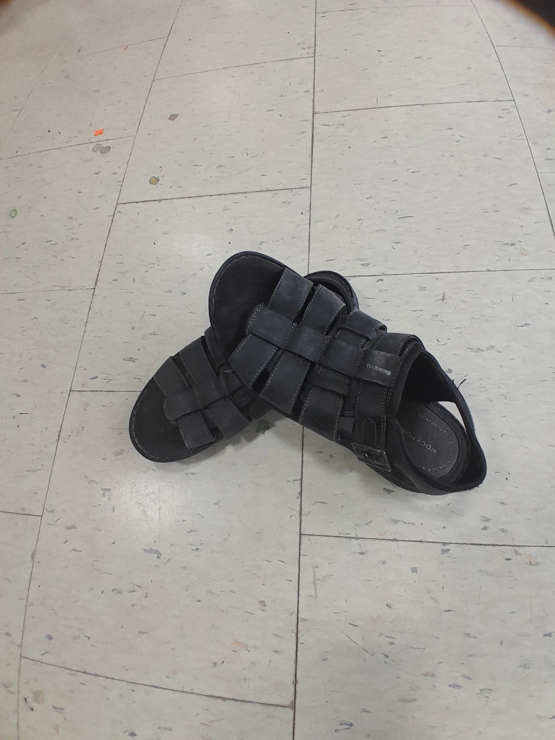 Rockport black sandals leather  Men's Size 10.5 - photo 4