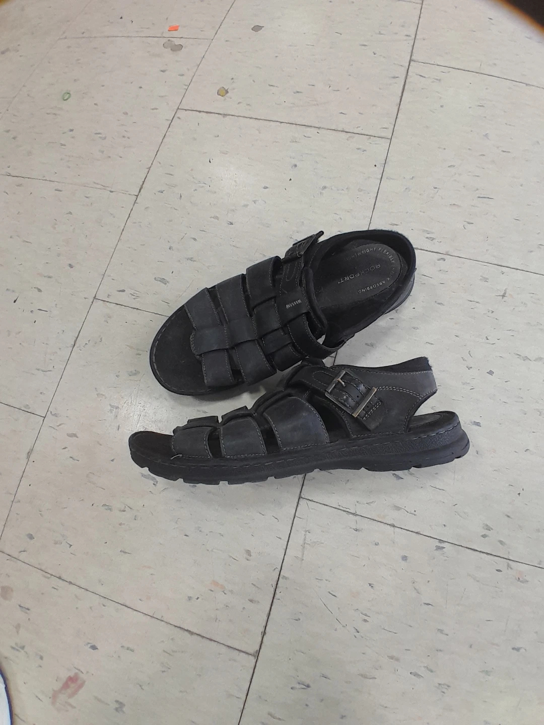 Rockport black sandals leather  Men's Size 10.5 - photo 5