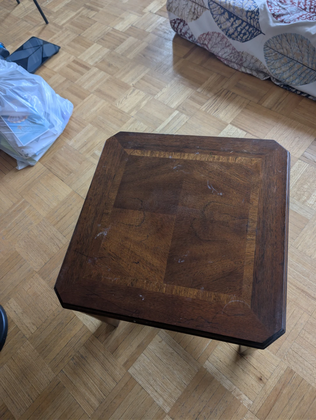 Wooden End Table - photo 2