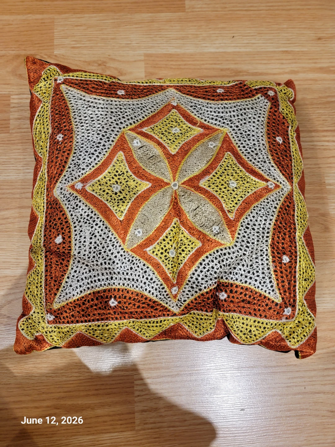 Decorative Embroidered cushion Covers (3-Pack)