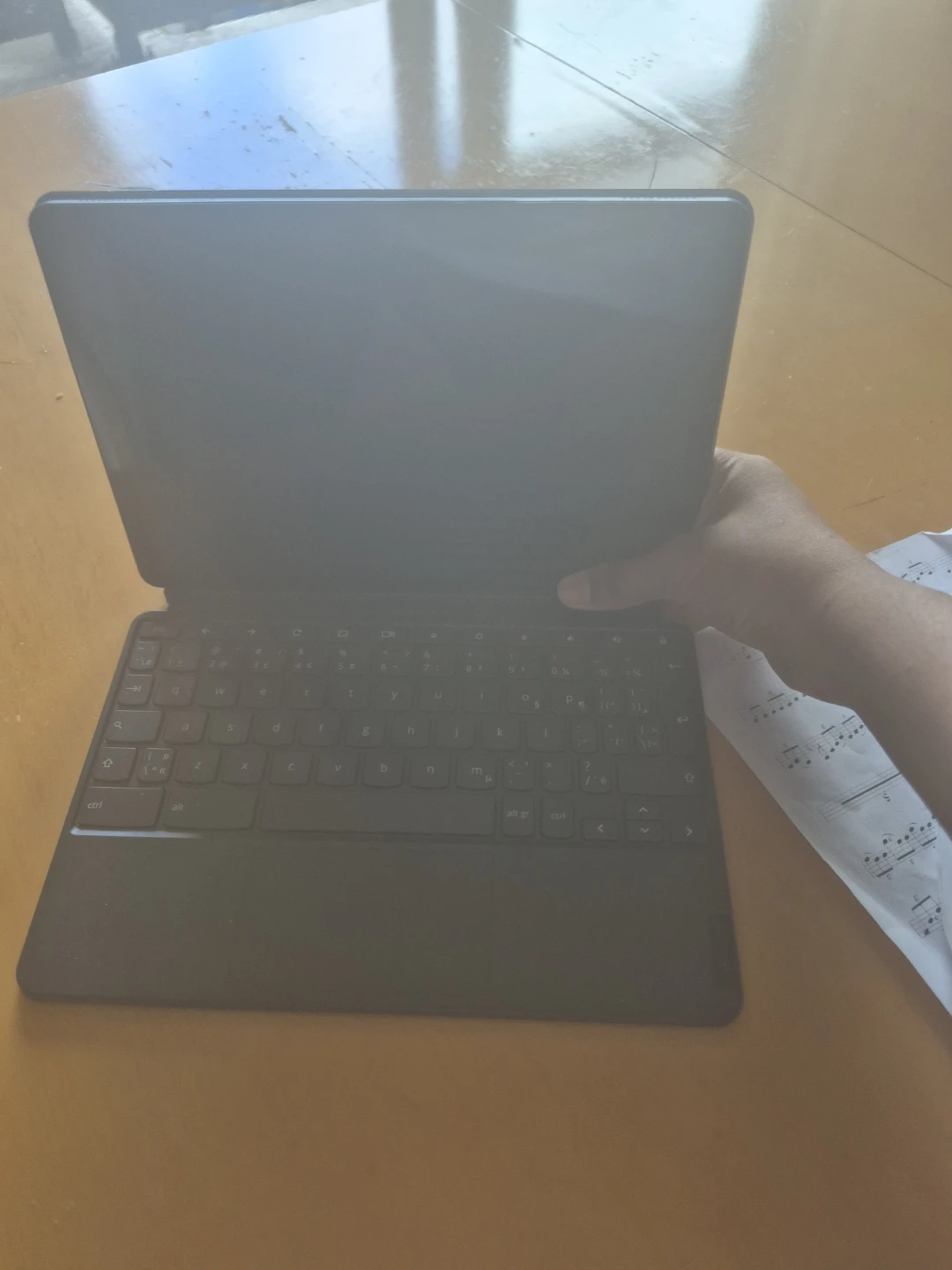 Black Tablet with Keyboard