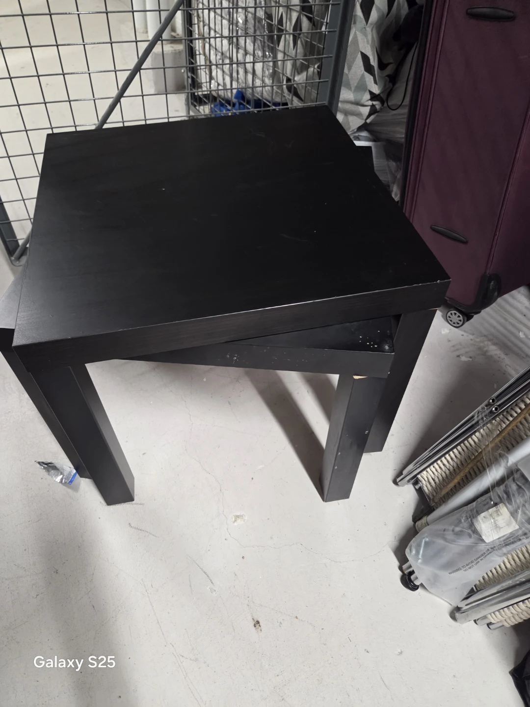 Black Side Table two  side table - photo 3