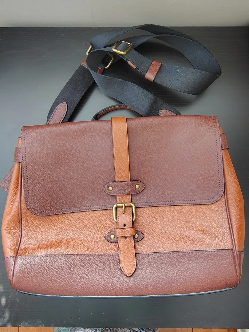 Coach Leather Messenger Bag